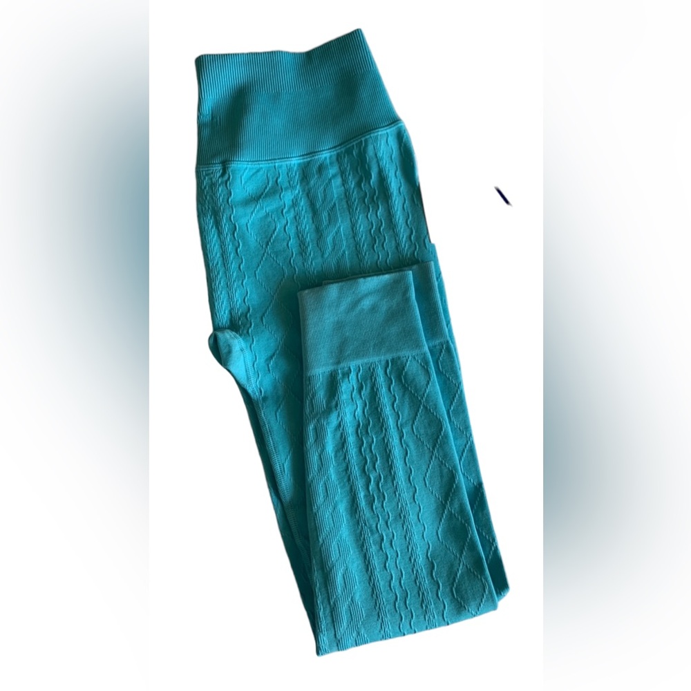 JOYLAB Textured Bright Blue Leggings NWT SIZE 7/8L